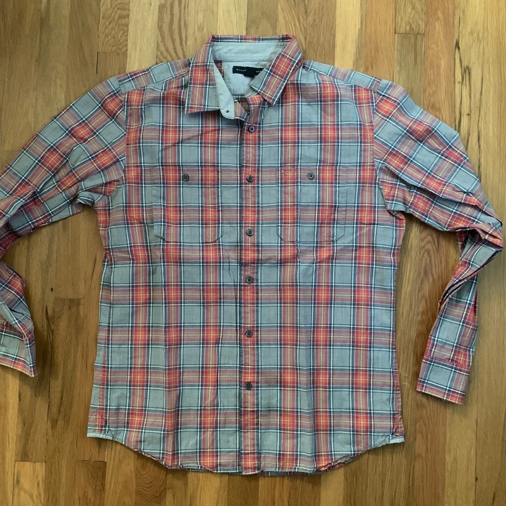 Banana Republic plaid button down